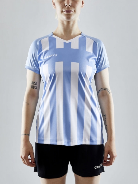 Damen Craft Progress 2.0 Stripe Trikot - Hellblau/Weiß